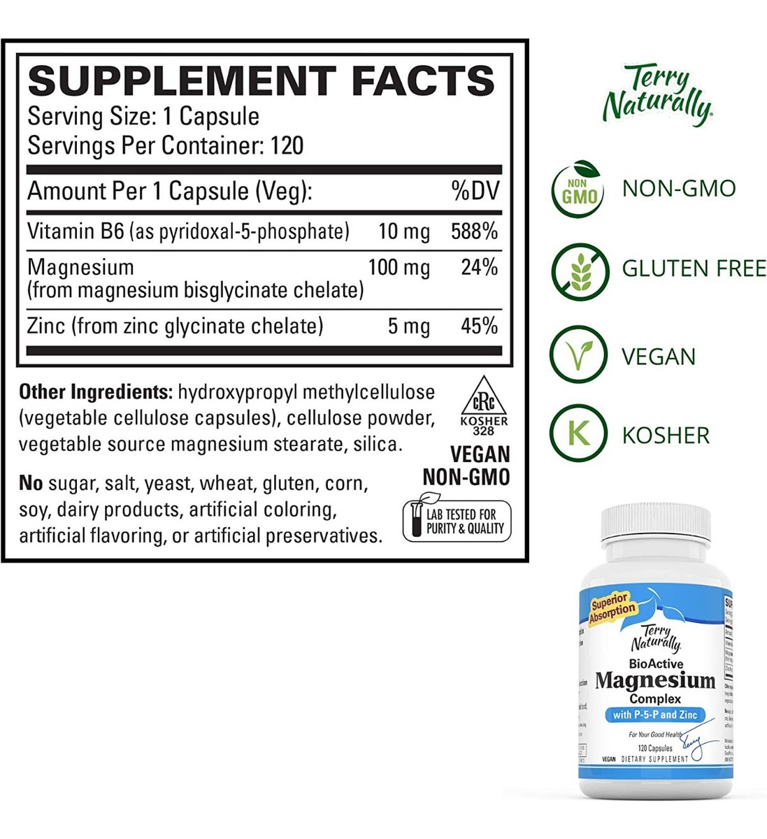 Salud y Equipamiento Médico - Complejo De Magnesio 100mg 1