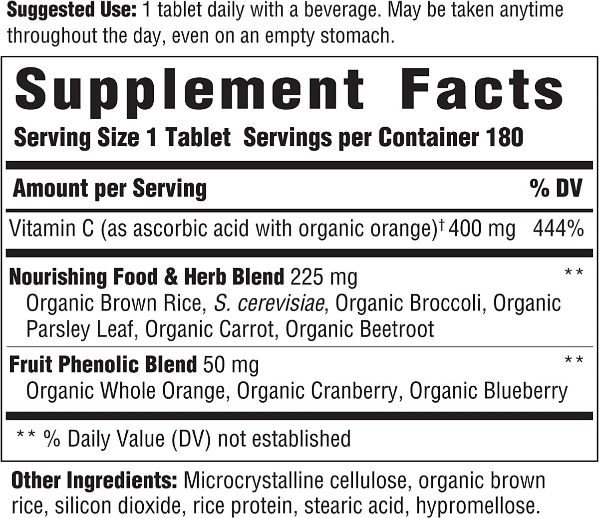 Salud y Equipamiento Médico - Vitamina C 180 Tab Innate Resp 1