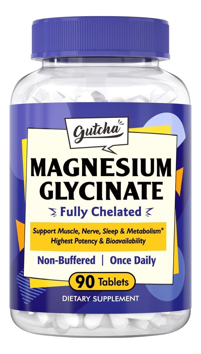 Salud y Equipamiento Médico - Glicinato Magnesio 90 tabletas Gutcha 0