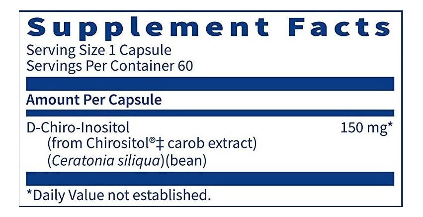 Salud y Equipamiento Médico - Inositol 150 Mg - Klaire Labs - Unidad 1