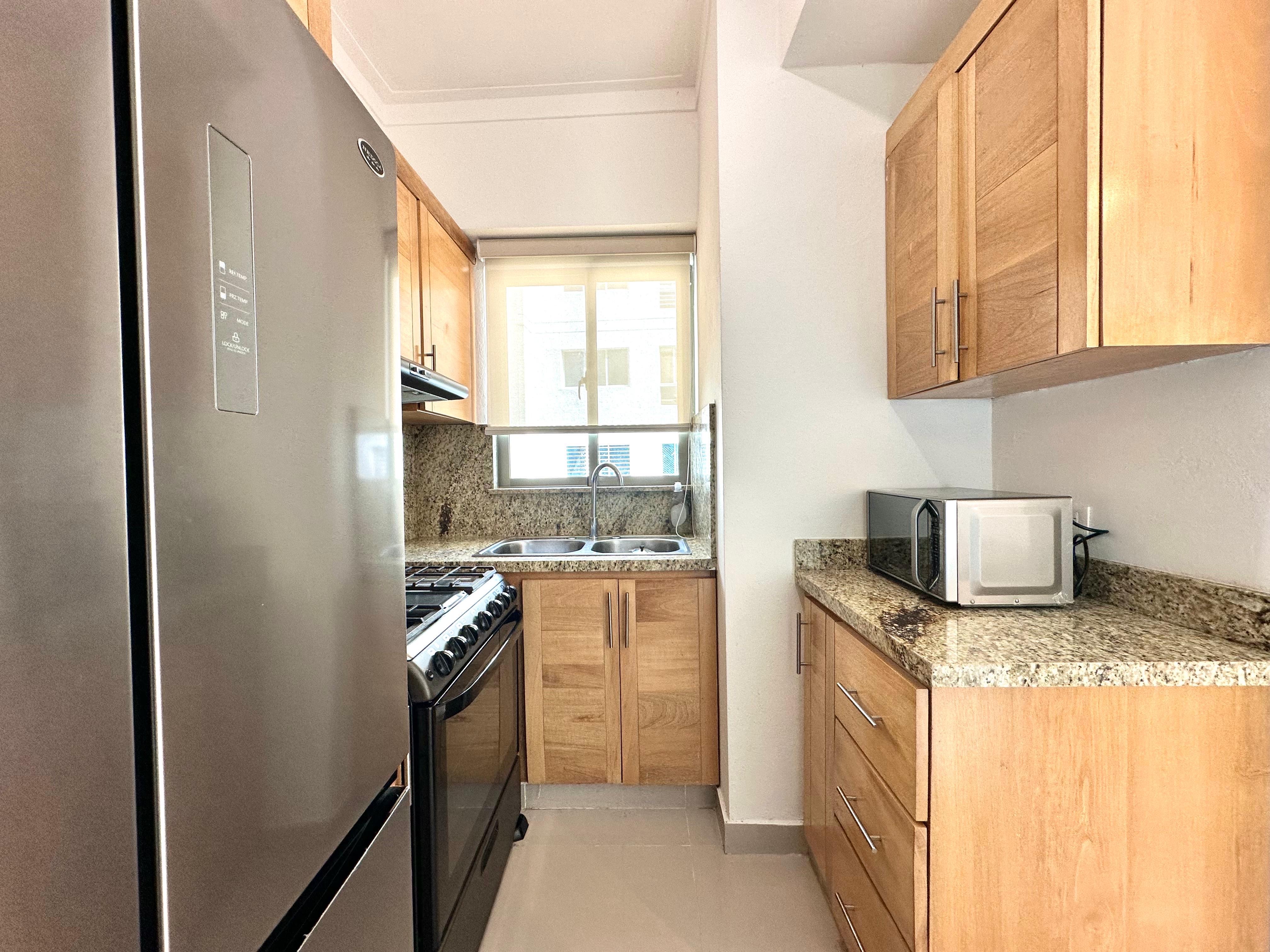 apartamentos - Apartamento amueblado en alquiler ubicado en Evaristo Morales  4