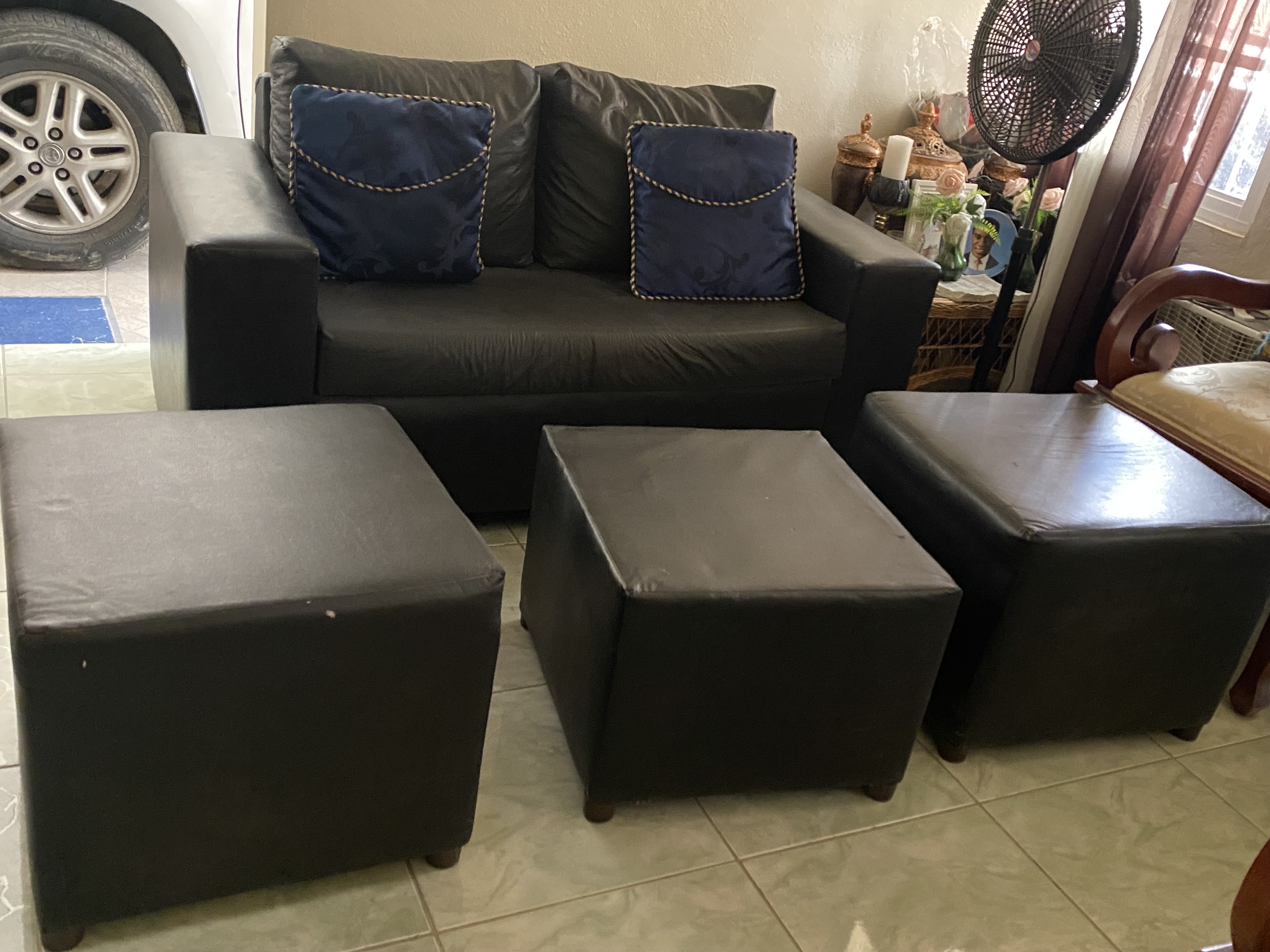 muebles y colchones - vendo juego de muebles en ledel  2