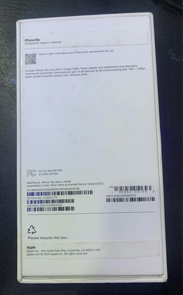 celulares y tabletas - iphone 16e 256gb debloqueado 2