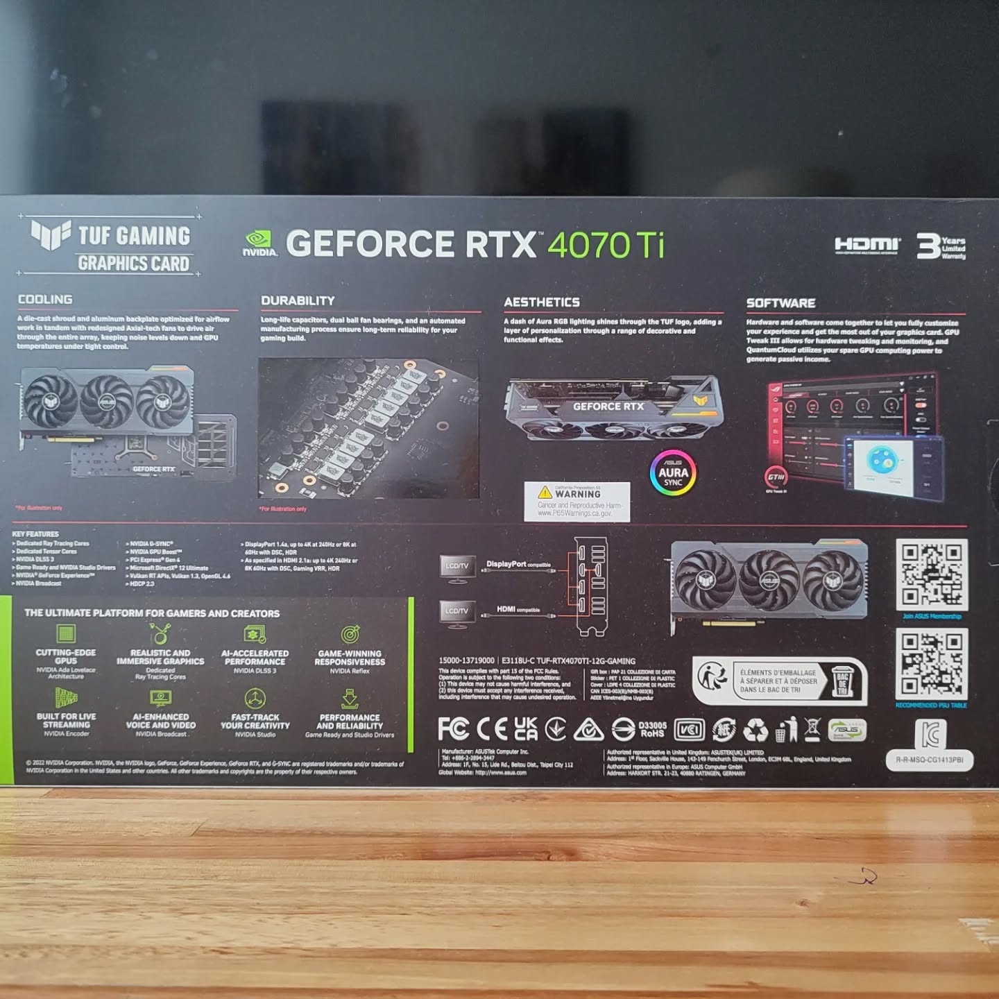 computadoras y laptops - TARJETA GRÁFICA RTX 4070 TI  4