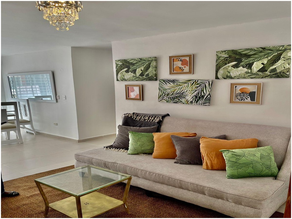 apartamentos - APTO CIUDAD JUAN BOSCH, 3HAB, 3ER NIVEL, 91 MTS.2 2