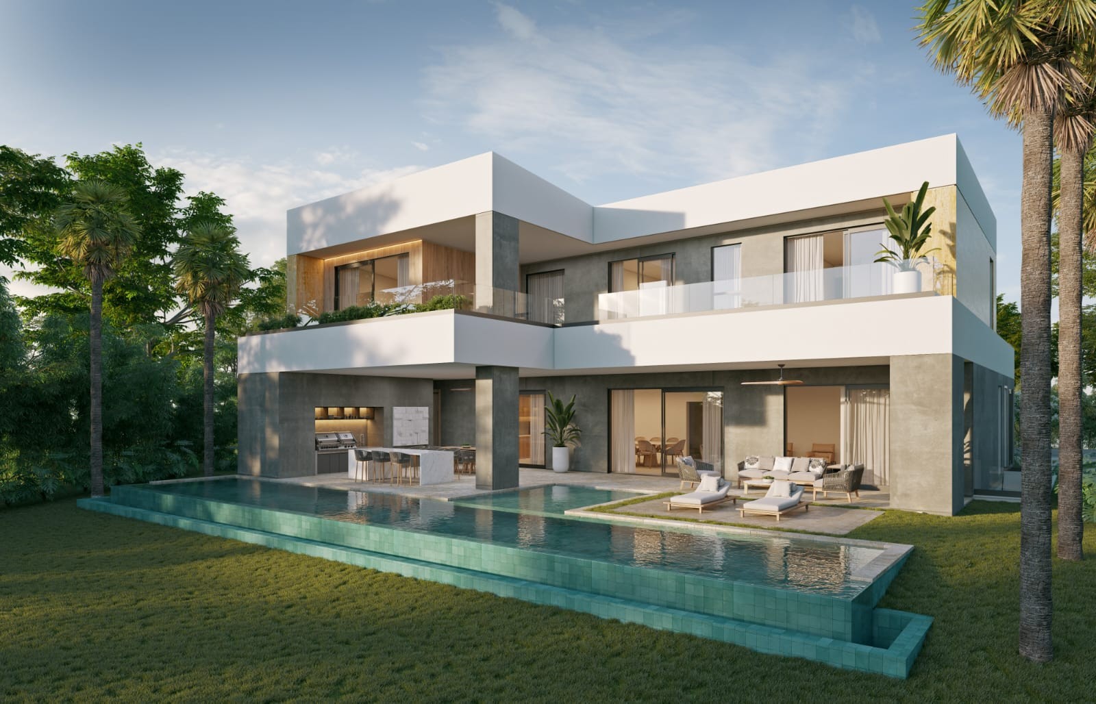casas vacacionales y villas - Villa de Lujo con Increible Vista en Exclusivo Residencial de Cap Cana  5