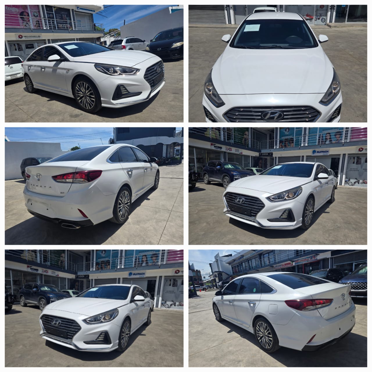 carros - HYUNDAI SONATA NEW RISE 2018 BLANCO GASOLINA 9