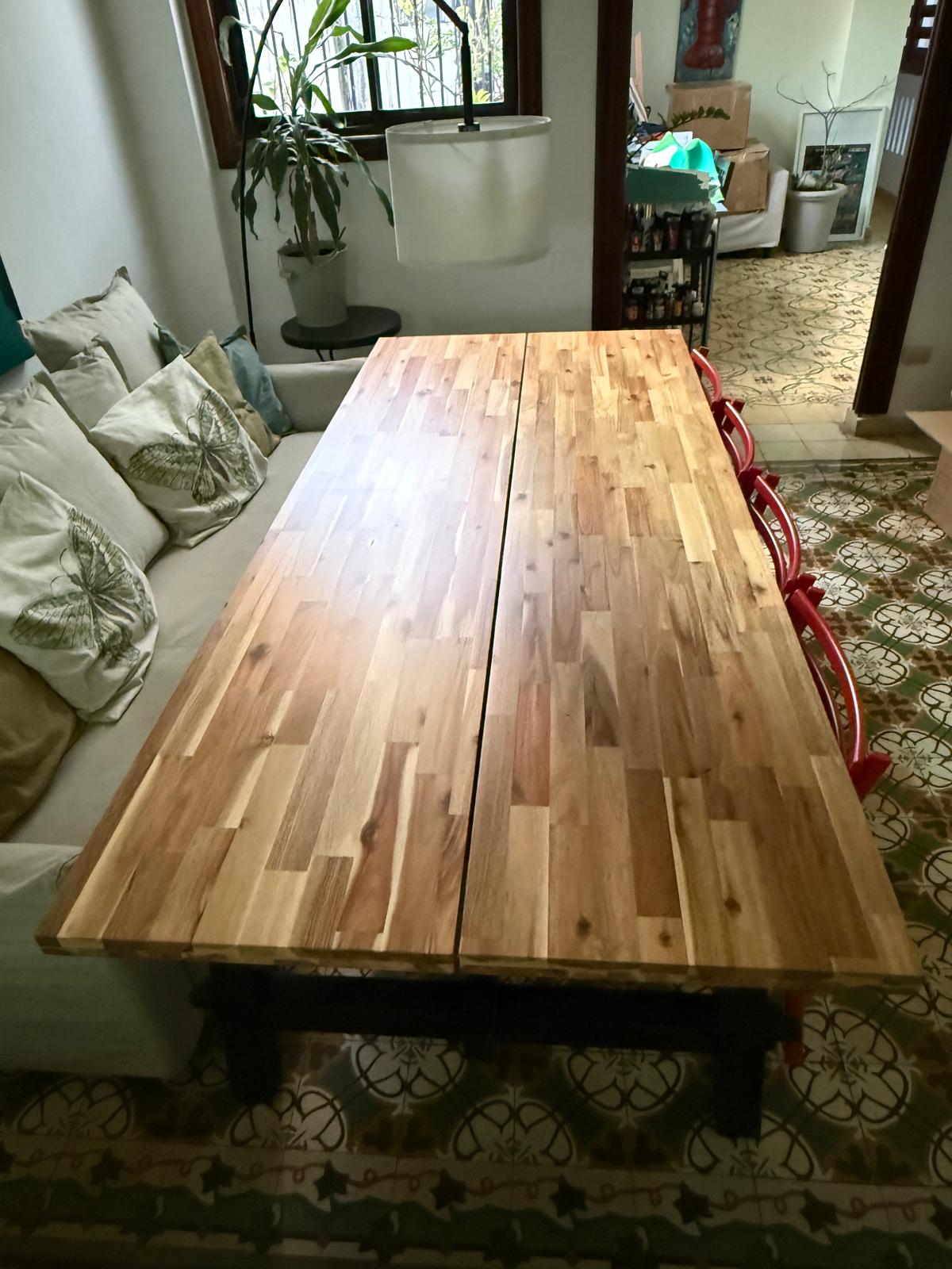 muebles y colchones - Mesa de comedor Skogsta 1