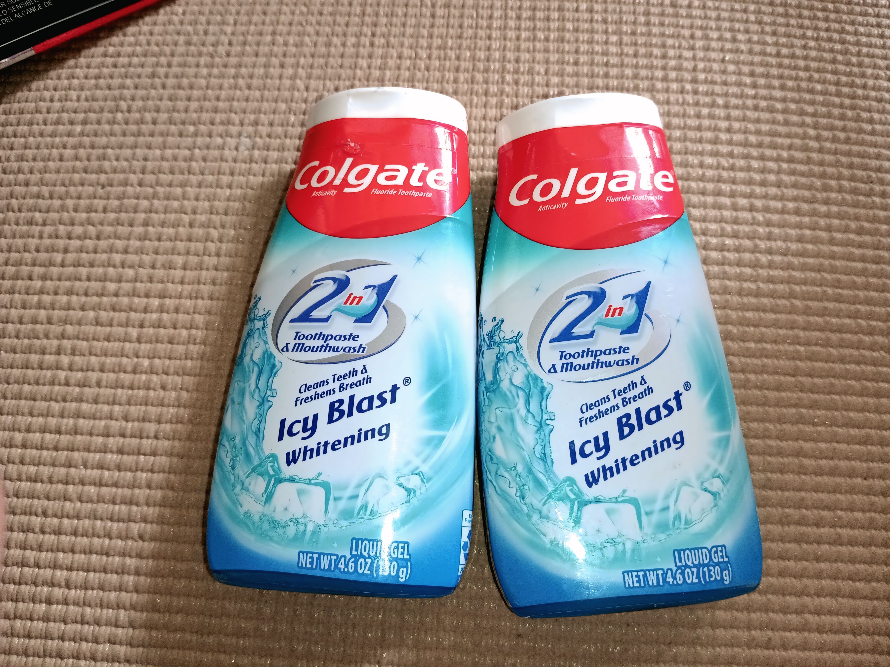 salud y belleza - Colgate Icy Blast Whitening 2‑in‑1 (Pasta + Enjuague)  1