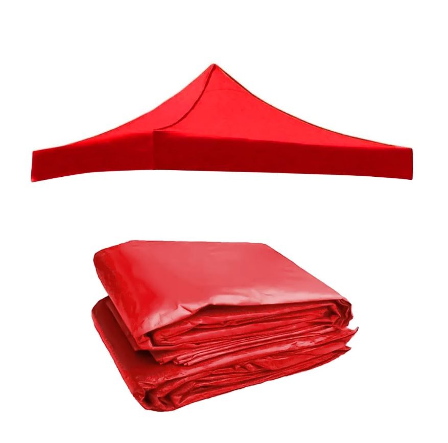 herramientas, jardines y exterior - Lona de Carpa 2x2 metros color Rojo y azul 2