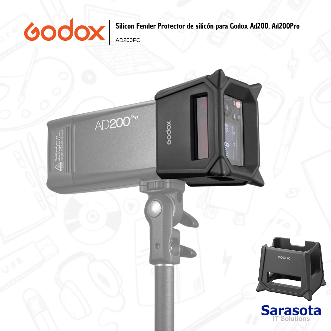 accesorios para electronica - Silicon Fender Protector de silicón para Godox Ad2 1