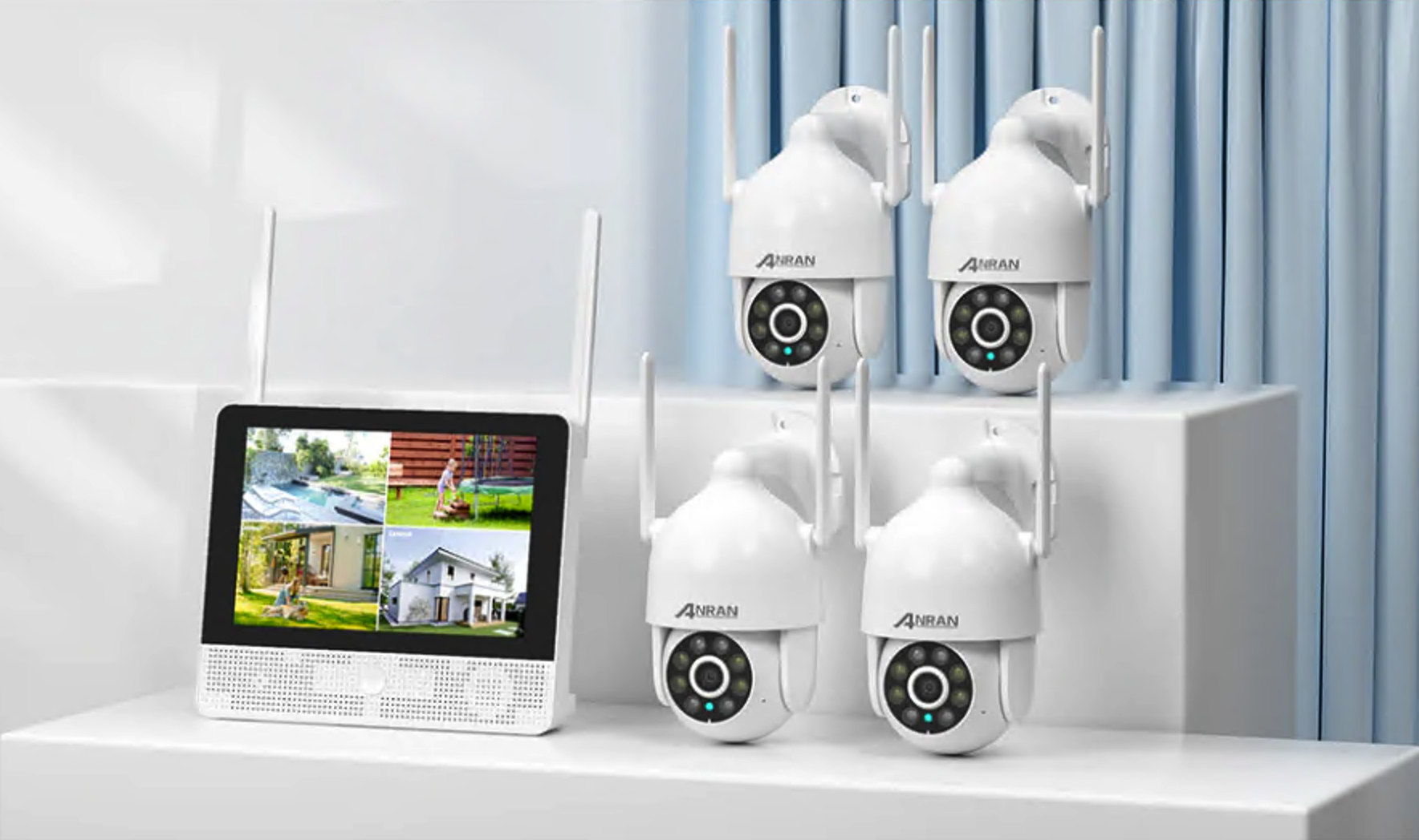 camaras y audio - Camaras de Seguridad Anran 360º Panel Solar wifi 0