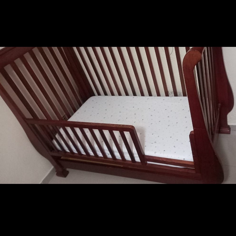 muebles - Cuna Madera Americana. Convertible 3-1 Accesorios 1