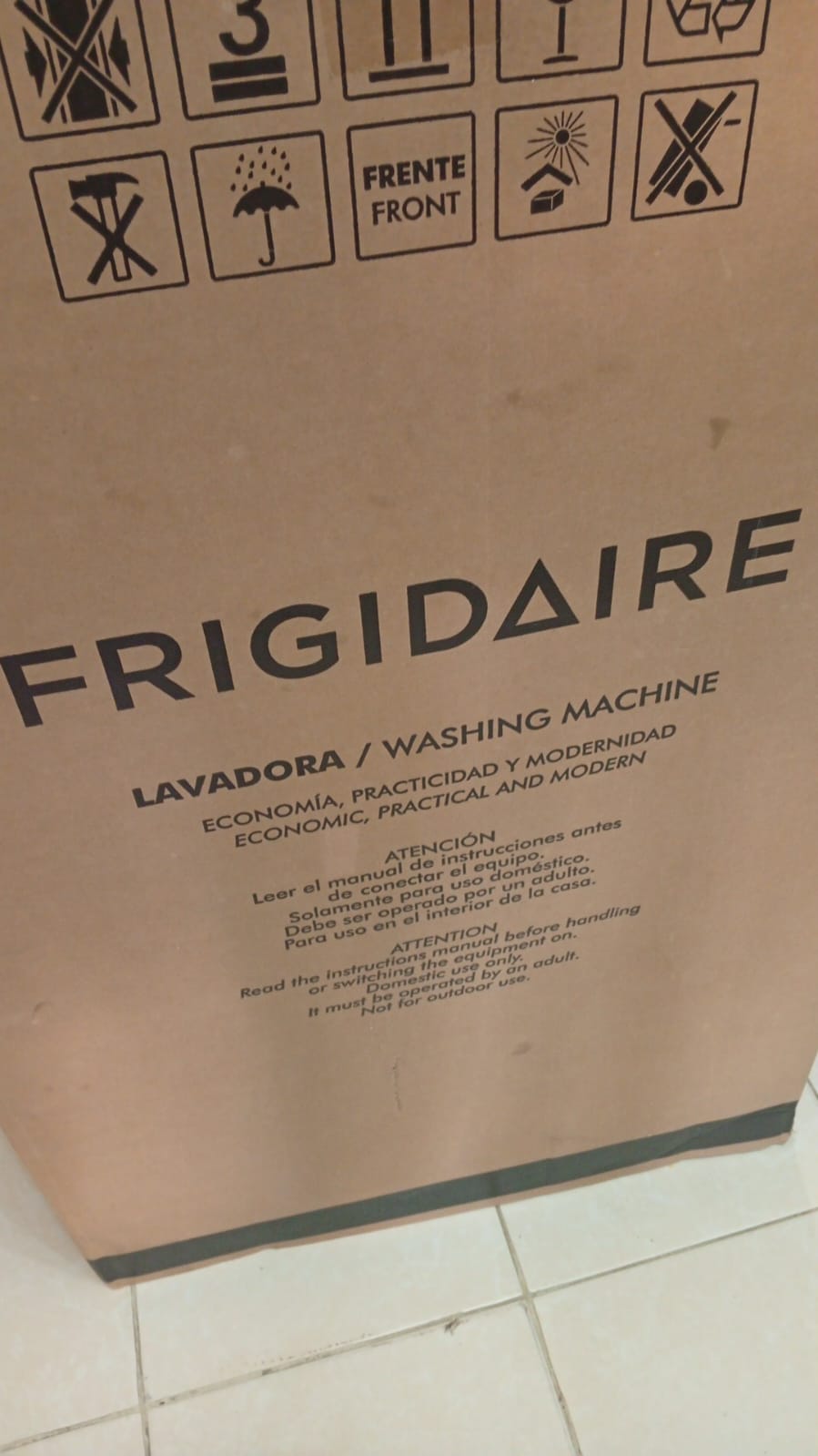 electrodomesticos - Lavadora automatica Frigidaire 24 libras 0