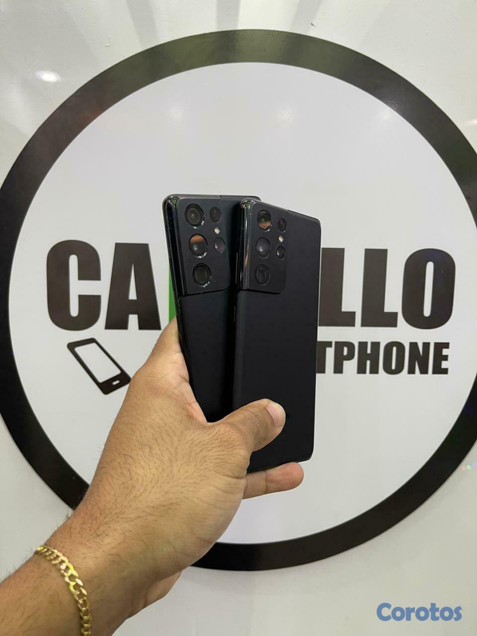 celulares y tabletas - Samsung Galaxy S21 Ultra 5G 128GB Desbloqueado de  3