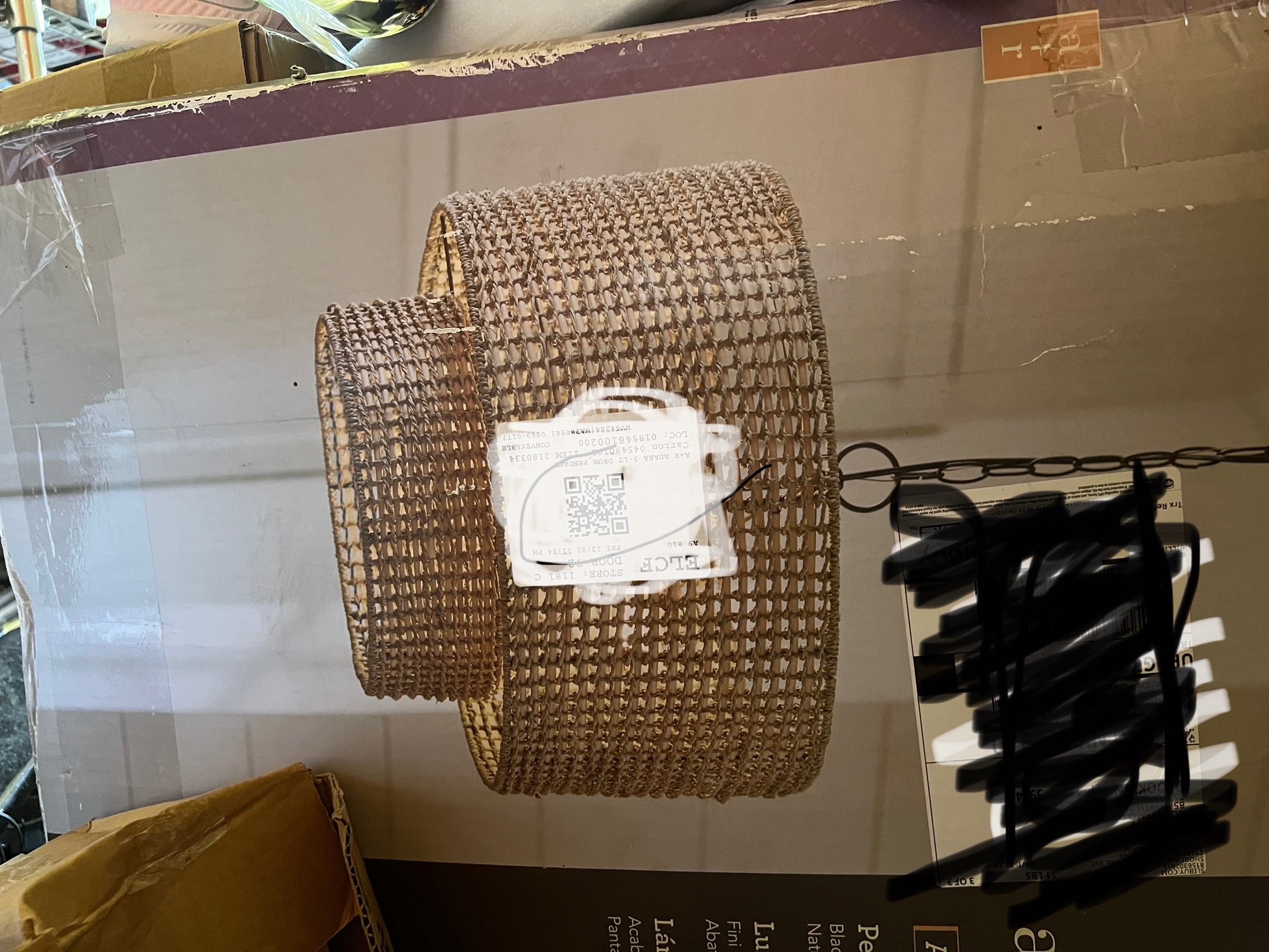 decoración y accesorios - Lampara de Bamboo, Estilo Bohemia  4