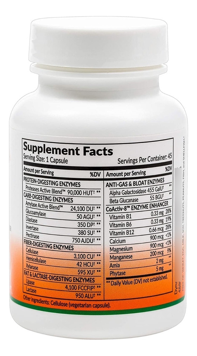 Salud y Equipamiento Médico - Enzimas Digestivas 45 Capsulas 1