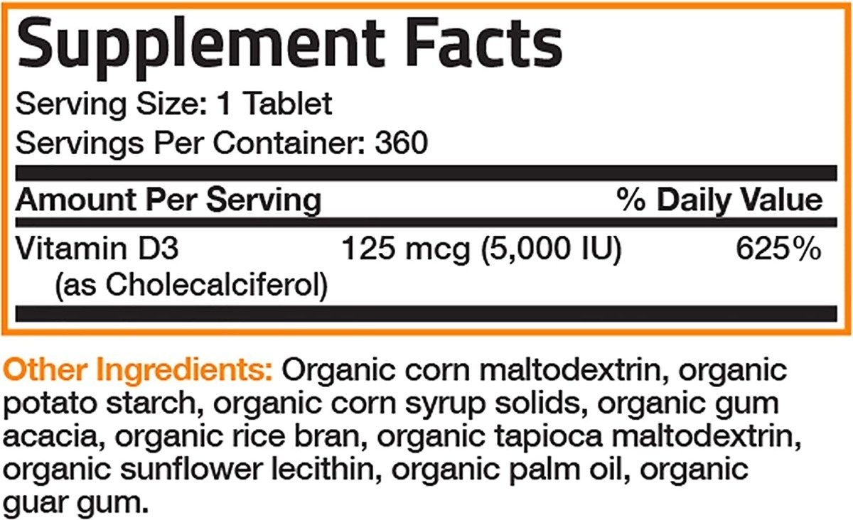 Salud y Equipamiento Médico - Vitamina D3 125 Mcg  Bronson 1