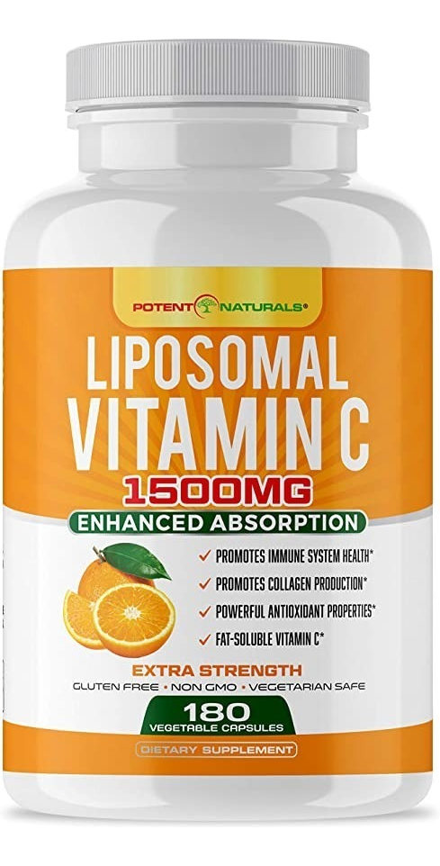 Salud y Equipamiento Médico - Vitamina C 180 capsulas Potent Natural 0