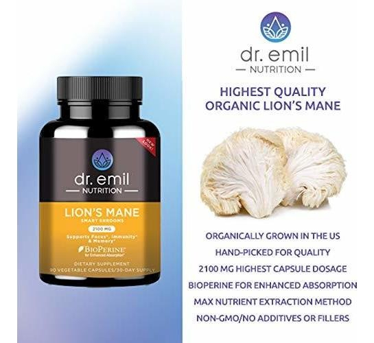 Salud y Equipamiento Médico - Hongos Melena De Leon Organicos Dr Emil Vegano 90 Cap 2