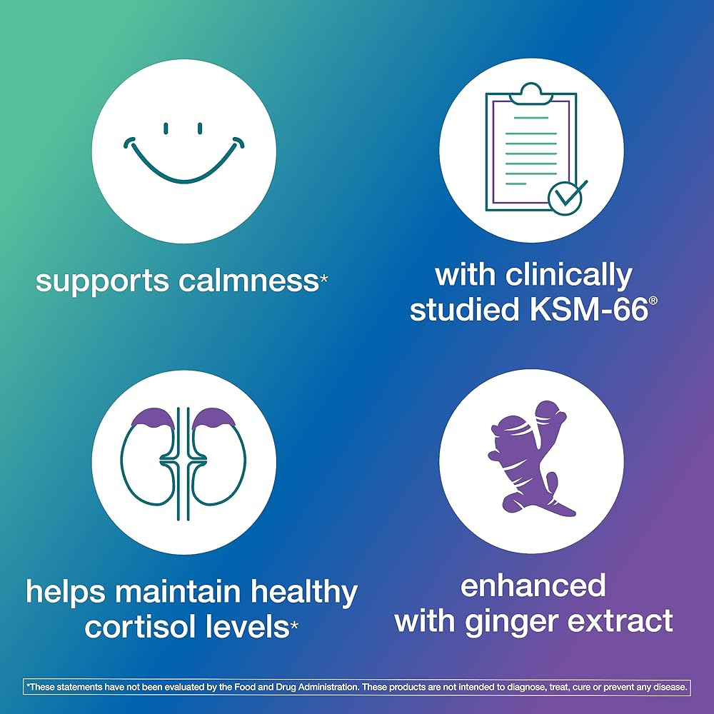 Salud y Equipamiento Médico - Youtheory Ashwagandha+gaba, Ayuda A Reducir El Estrés Con Ap 4