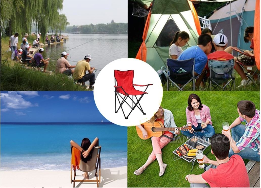 herramientas, jardines y exterior - Silla plegable de exterior con portavasos ideal para playa, camping, etc. OFERTA 5