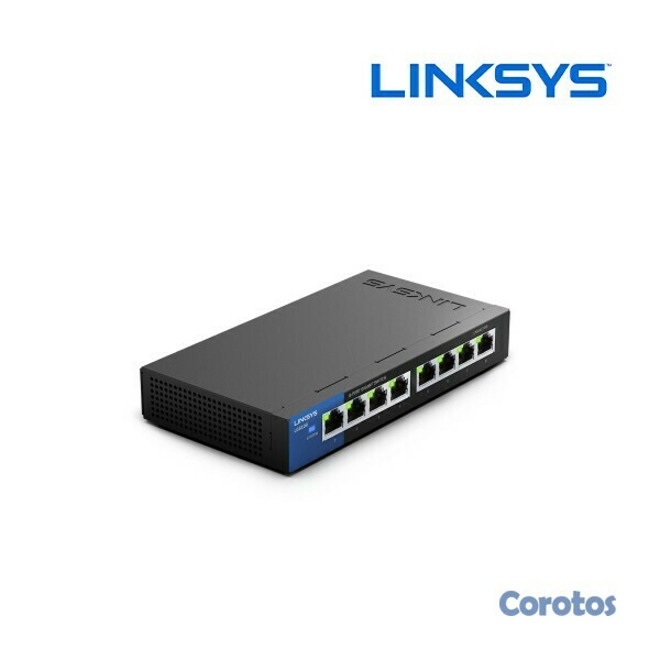 computadoras y laptops - SWITCH 8 PUERTOS  POE,L INKSYS Gigabit escritorio,empresarial  LGS108 2