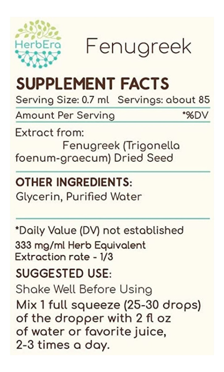 Salud y Equipamiento Médico - Fenogreco 56ml - Herbera 1