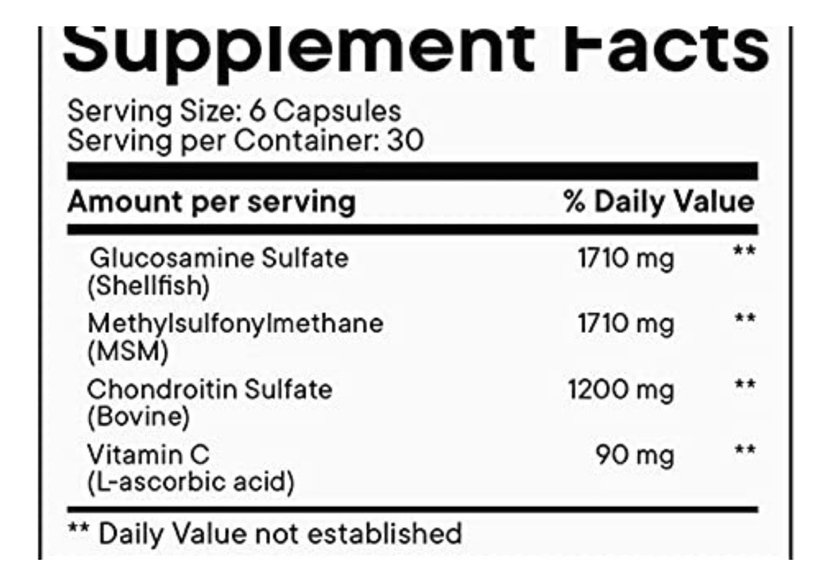 Salud y Equipamiento Médico - Glucosamina 1710 Mg Furstenmed 1
