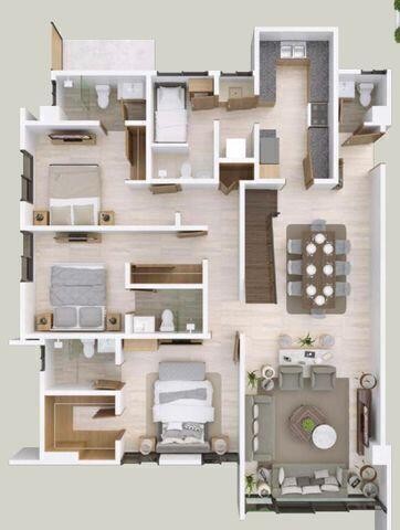 apartamentos - Apartamento en venta a estrenar #24-560 cómodo, espacioso, seguridad permanente 7