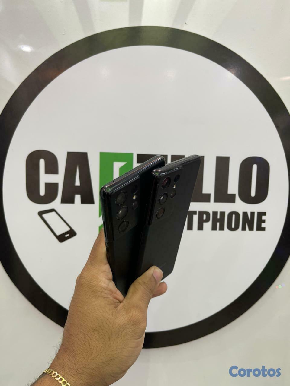 celulares y tabletas - Samsung Galaxy S21 Ultra 5G 128GB Desbloqueado de  4