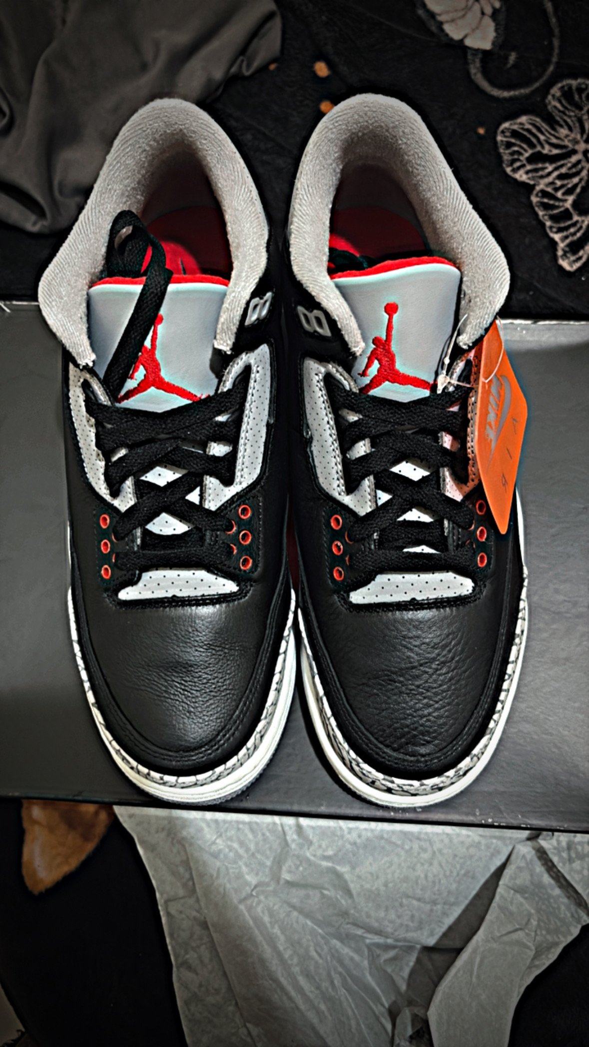 zapatos unisex - Jordan Retro 3 OG Black size 8 originales 🇺🇸 5