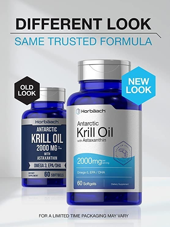 Salud y Equipamiento Médico - Aceite De Krill Antartico Horbaach 2000 Mg | 60 Capsulas 1