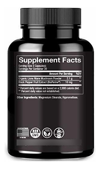 Salud y Equipamiento Médico - Hongos Melena De Leon Organicos Dr Emil Vegano 90 Cap 3