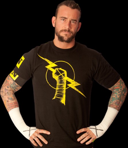 ropa para hombre - WWE CM Punk Nexus T shirt  2