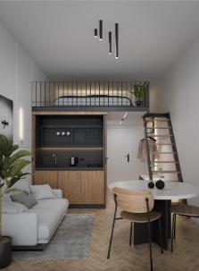 apartamentos - VENTA APARTAMENTO TIPO ESTUDIO AMUEBLADO-NACO 0