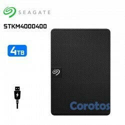 computadoras y laptops - DISCO DURO 4TB HDD EXTERNO SEAGATE EXPANSION, USB 3.0, USB 2.5, COMPATIBLE CON W 2