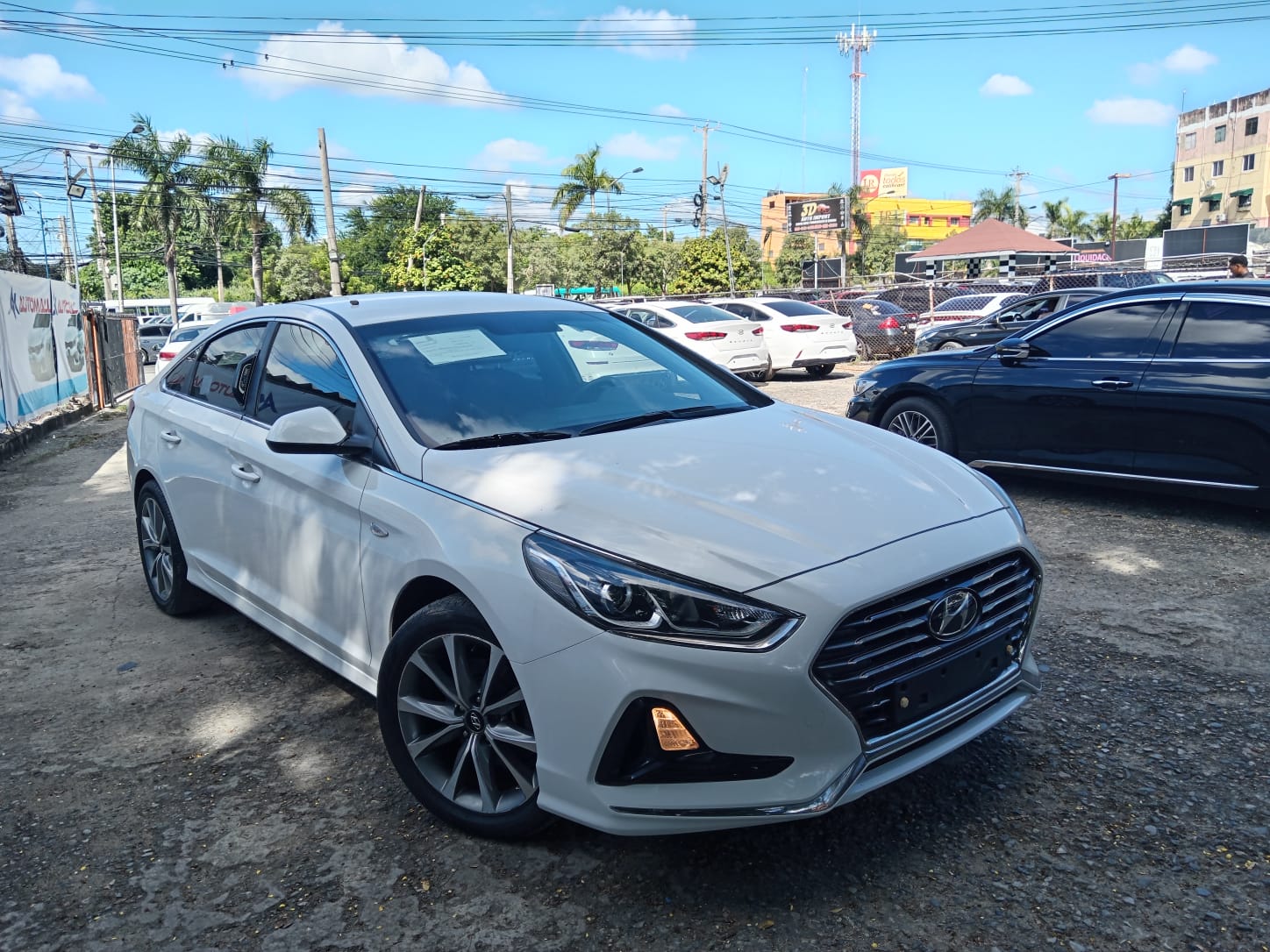 carros - HYUNDAI SONATA NEW RISE 2019 BLANCO 5