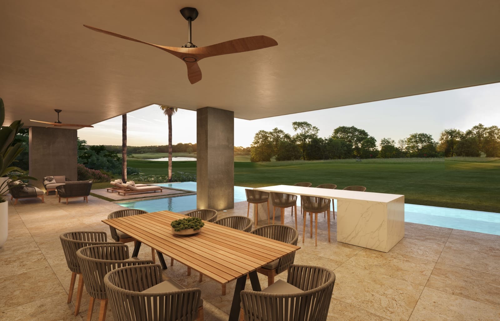 casas vacacionales y villas - Villa de Lujo con Increible Vista en Exclusivo Residencial de Cap Cana  7