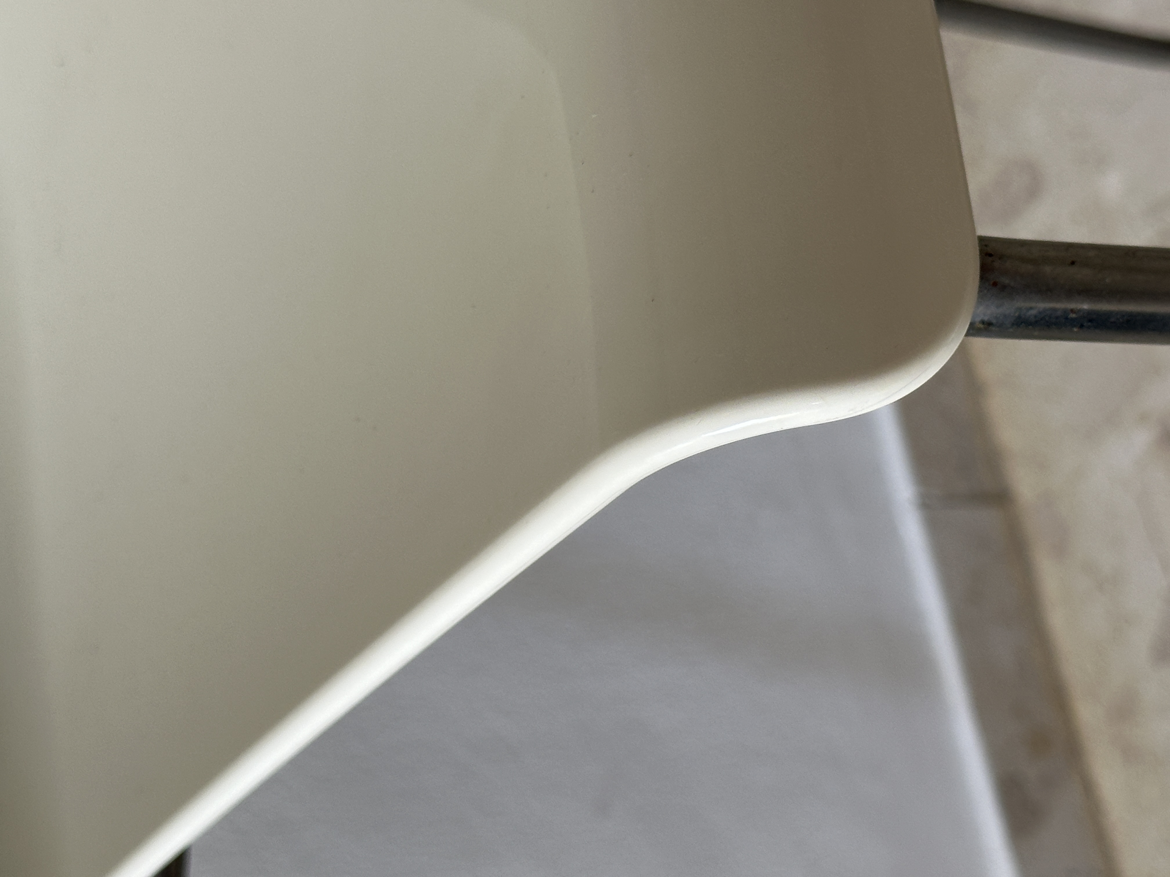 muebles y colchones - Silla Alta de Desayunador – Moderna, Blanca 3