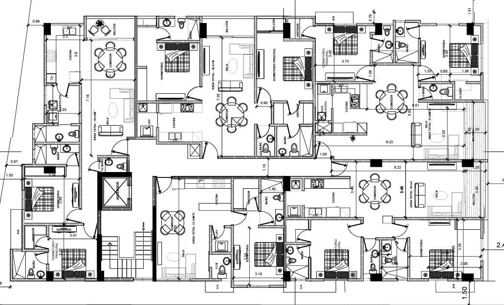 apartamentos - Apartamento en venta en Urbanización Tropical 4