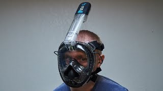 deportes - Mascara de buceo, snorkel, snorkeling, 180 grados de vision, anti empañado. 5