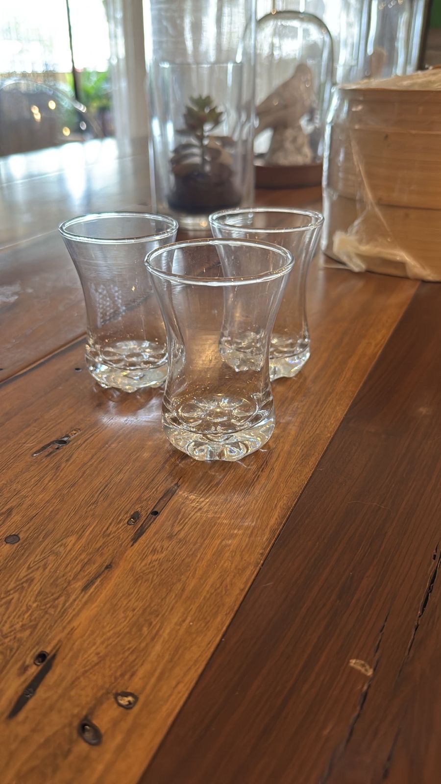 decoración y accesorios - Vasos de cristal (Estilo Turco) pequeños  0
