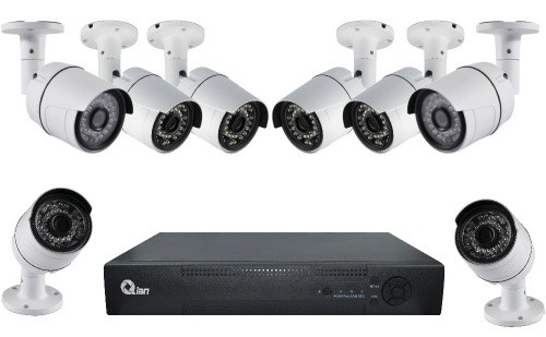 camaras y audio - Kit 8 Camaras de Seguridad 1080p full HD 4k Dvr 8ch Hdmi Exterior Interior CCTV 2