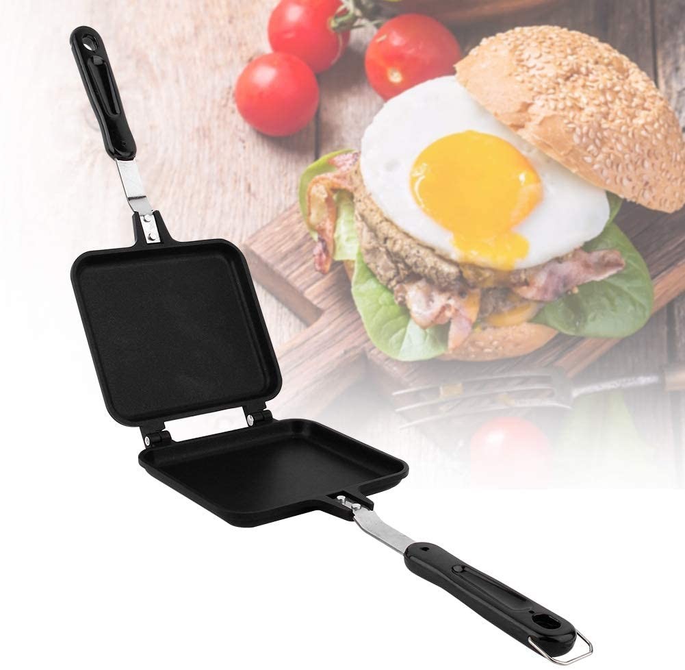 cocina - Sartén para sándwich, tostadas y pan de pastel de doble cara, herramienta. 0