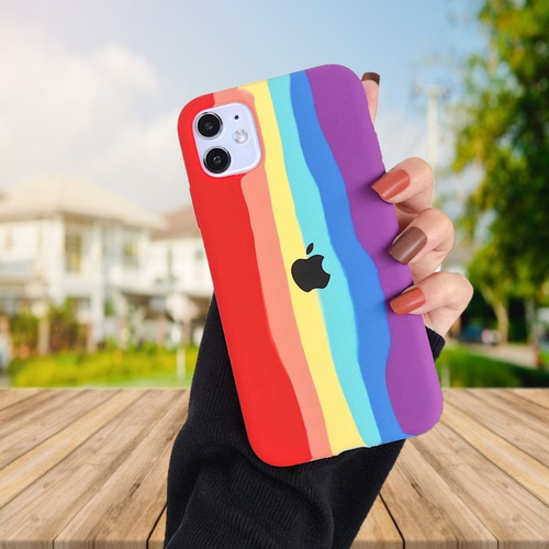 accesorios para electronica - COVER ARCOIRIS iPHONE  2