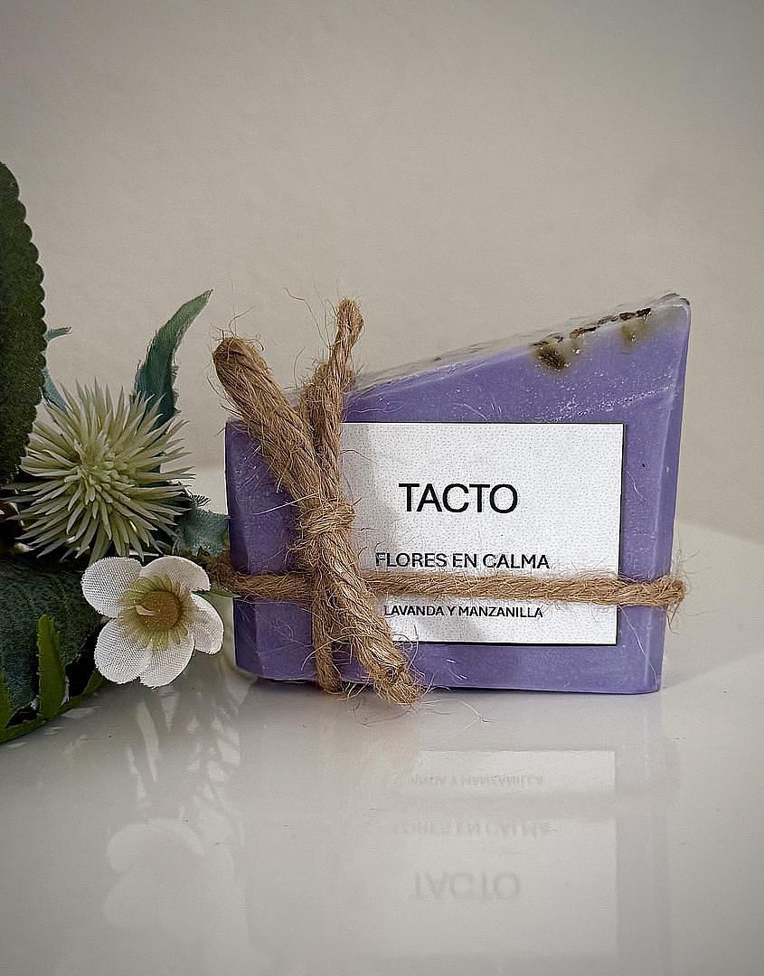 salud y belleza - JABON ARTESANAL: LAVANDA Y MANZANILLA (para piel sensible) 