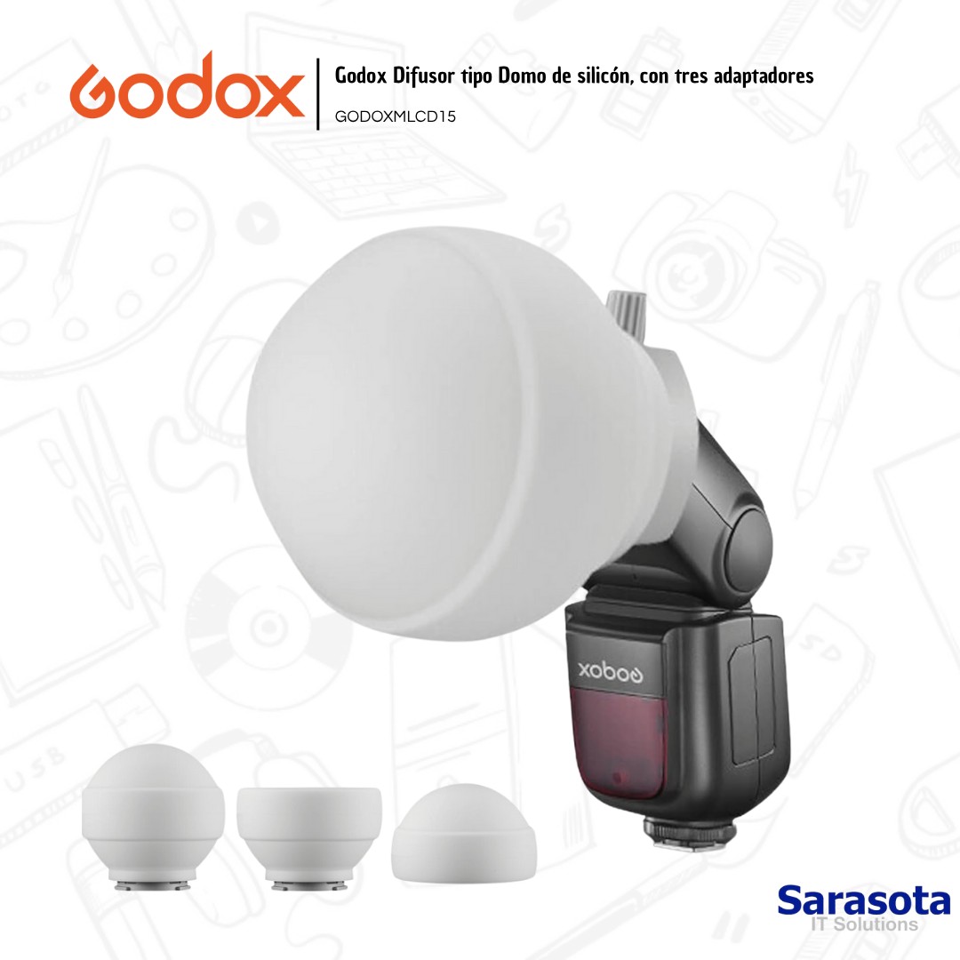 accesorios para electronica - Godox Difusor tipo domo ML-CD15 1