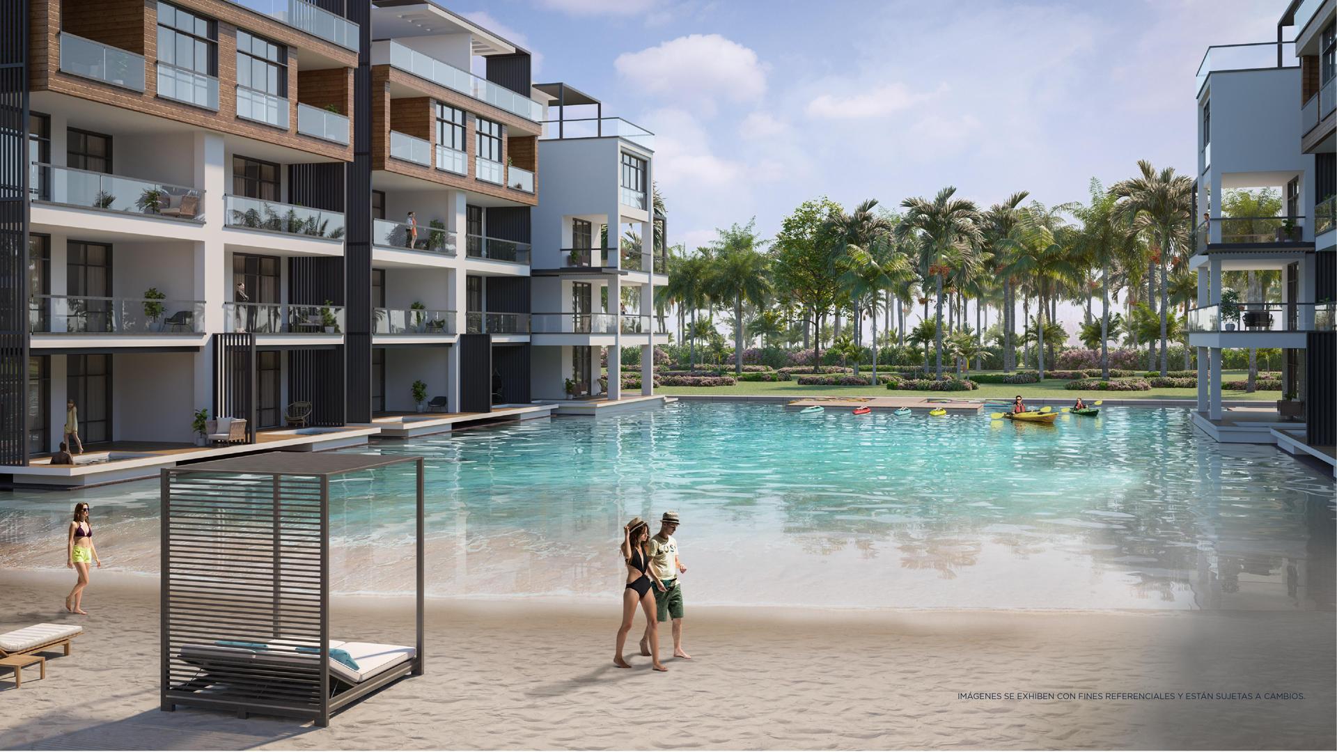 apartamentos - Apartamentos en Bávaro con playa privada y piscina tipo laguna 7