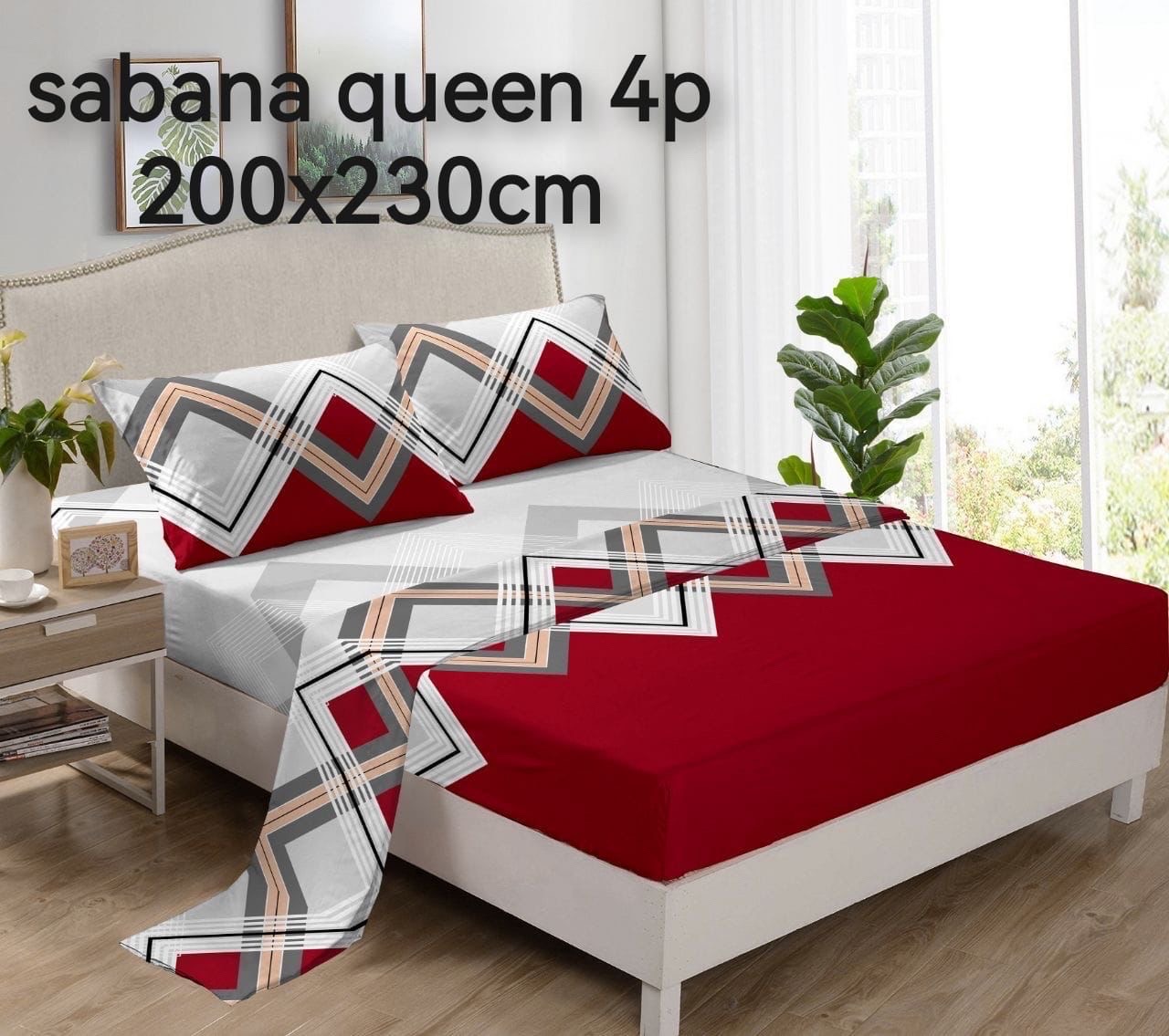 muebles y colchones - juego de sabana 4 piezas 
para cama de 60  0